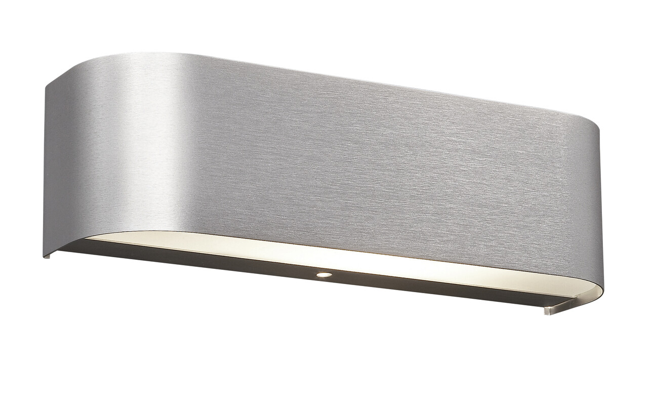 Aplica de perete Adriano, TRIO, 30x6 cm, 3.1W, 2x SMD, aluminiu, argintiu lucios - imagine 3